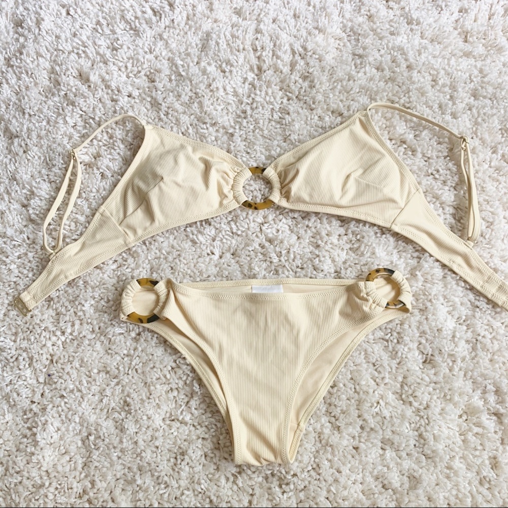 Brand New H&M Cream Tortoise Shell Bikini